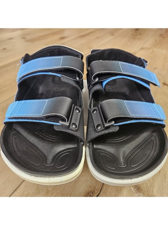 Birkenstock Mens Tatacoa Sky Blue Sandals Size 43 US10 Adjustable Straps Resort